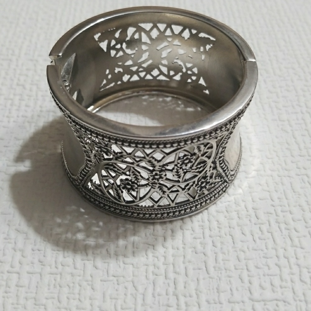 Silvertone Cuff Bracelet